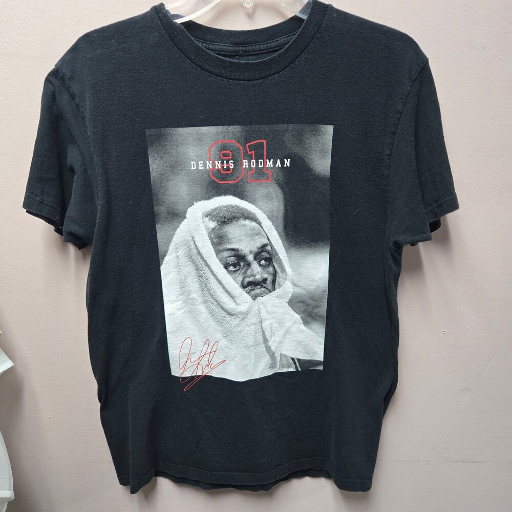 Rodman Apparel Dennis Rodman Signature Print Shirt Mens Med #91 NBA Basketball